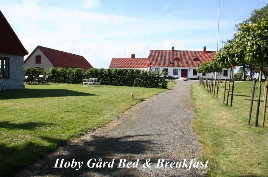 Hoby Gård Bed & Breakfast Sevärt i Skåne
